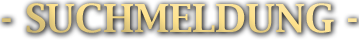 Suchmeldung